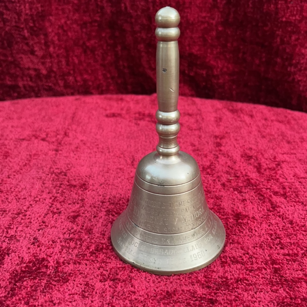 Vintage brass service bell 1960